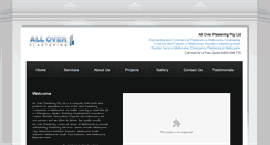 Desktop Screenshot of alloverplastering.com.au